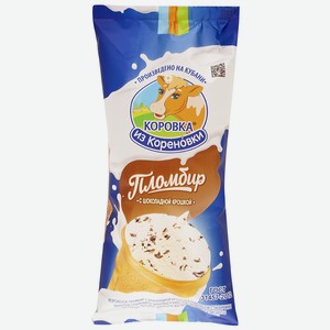 БЗМЖ Мороженое пломбир Коровка из Кореновки ванильн.с шок кр
