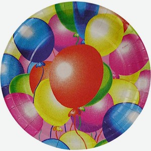 Тарелки Картония одноразовые из картона 6штх23см, 6 шт