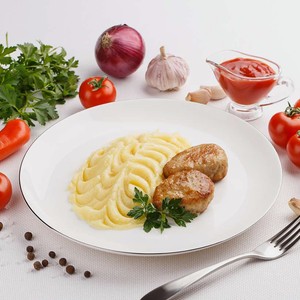 Готовые блюдатм У ПалычаПалычЛанч Котлеты мясные с картофельным пюре 250 г