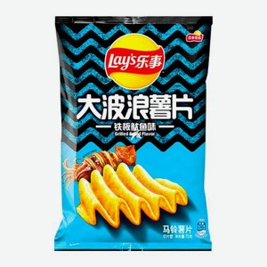 Чипсы со вкусом кальмара на гриле Lays 70г