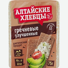Хлебцы Алтайские, Ржаные, 75 Г