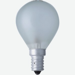 Лампа накаливания Navigator Е14 шар 40Вт матовый