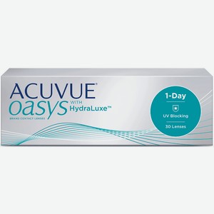 ACUVUE Однодневные контактные линзы ACUVUE OASYS 1-DAY with HydraLuxe, -5.00 / 8.5 / 14,3 / 30 шт.