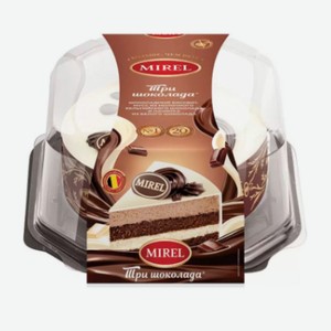 Торт Mirel Три Шоколада 750г, 750 г