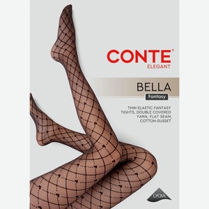 Колготки женские CONTE Fantasy Bella 20 den р. 3 nero, Арт. 24С-81СП