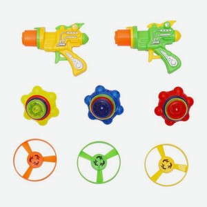 Игрушка запускалка с волчками Wowplay! 3шт