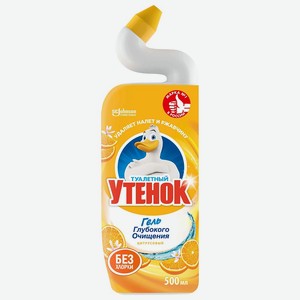 ТУАЛЕТНЫЙ УТЕНОК Чистящее средство для унитаза Цитрусовый, 500 мл