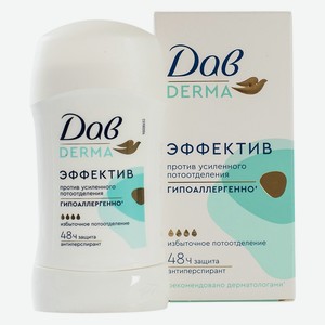 Дезодорант-антиперспирант стик женский Дав Derma Эффектив ги
