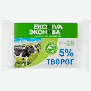 Творог мягкий ЭкоНива 5% БЗМЖ 180г, 180 г