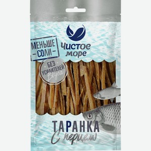 Таранка ЧИСТОЕ МОРЕ соломка с перцем, Россия, 40 г