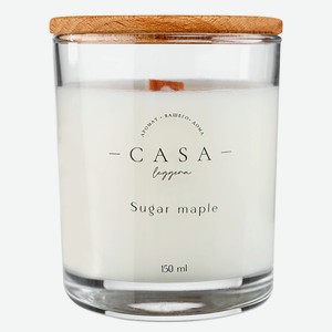 CASA LEGGERA Свеча в стекле Sugar maple, 150 мл