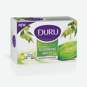 DURU Туалетное мыло Natural Olive Blooming White, 140 г