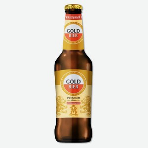 Пиво Gold Премиум Пилсенер светлое фильтрованное, 440 мл