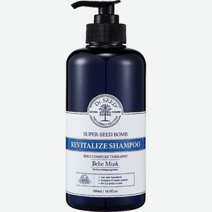 DR. SEED Шампунь для волос с ароматом белого мускуса Revitalize Shampoo Bebe Musk, 500 мл