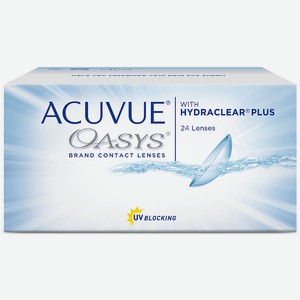 ACUVUE Двухнедельные контактные линзы ACUVUE OASYS with HYDRACLEAR PLUS 24 шт., 14 / 8.4 / -2.50