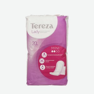 Женские урологические прокладки Tereza Lady mini 20шт