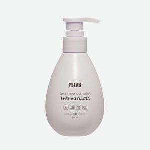 Зубная паста с дозатором для чувствительных зубов PSLAB Sweet mint&sensitive 200мл