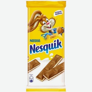 Шоколад молочный с молочной начинкой и кальцием Nesquik 90 г