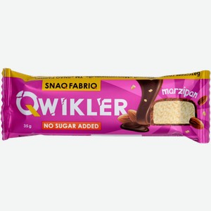Батончик Snaq Fabriq Qwikler Marzipan глазированный без сахара марципан 35 г