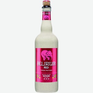 Напиток пивной темный HUYGHE Delirium Red фильтрованный пастеризованный 7%, 0.75л