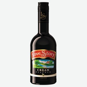 Ликер Love Story сливочный Россия, 0,5 л