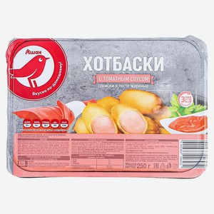 Хотбаски АШАН Красная птица с томатным соусом, 250 г