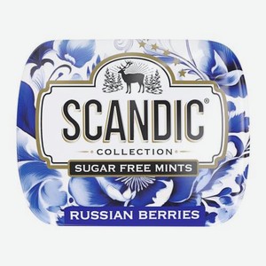 Конфеты освежающие без сахара смородина-базилик Scandic 14г