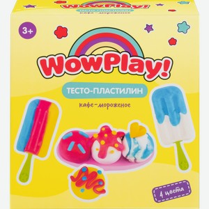 Набор для детской лепки Wow Play Кафе мороженое TA2062 177г 18*19*6.5см