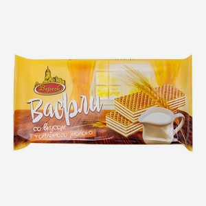 Вафли Вереск с начинкой со вкусом топленого молока 105г