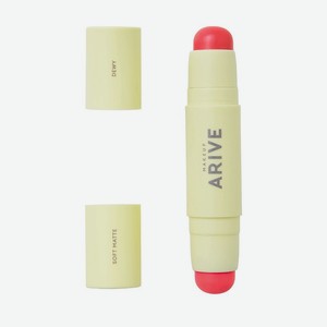 ARIVE MAKEUP Двойные румяна в стике Duo Blush Stick Soft Matte & Dewy, 03 Fruit Punch - яркий розово-красный, 10 г