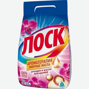 Порошок стиральный Лоск Ароматерапия орхидея и масло макадамии 2.7кг, 2.7 кг