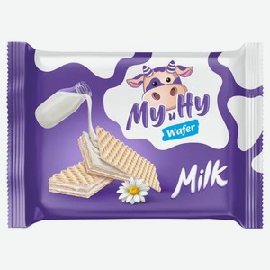 Вафли Му И Ну Карамельные С Молоком 70г Сладонеж