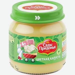 Пюре Сады Придонья из цветной капусты с 4 мес. 80г