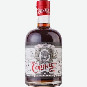 Напиток спиртной Colonist Spiced black 40% с добавлением рома 0.5л, 500 мл