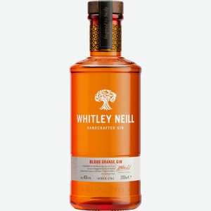 Джин WHITLEY NEILL Красный апельсин дистиллированный 43%, 0.2л