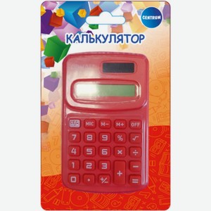 Калькулятор Centrum электронный 100х63мм в ассортименте 1шт.