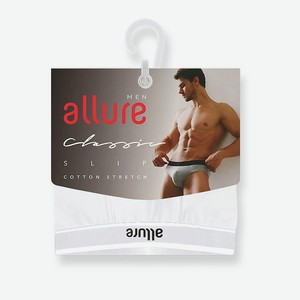 ALLURE Трусы мужские SLIP BIANCO, размер 5