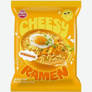 Лапша Отоки Чиз Рамен со вкусом сыра Чеддер 111г