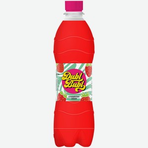 Напиток газированный Dubl Bubl Клубника со сливками, 500мл