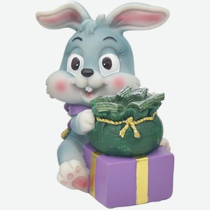 Фигурка-копилка Зайка с подарком Home Story