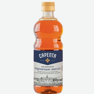 Масло растительное Сарепта Горчичное нерафинированное холодного отжима 500мл