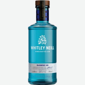 Джин WHITLEY NEILL Ежевика дистиллированный 43%, 0.2л