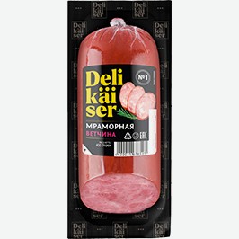 Ветчина Деликайзер, Мраморная, 400 Г