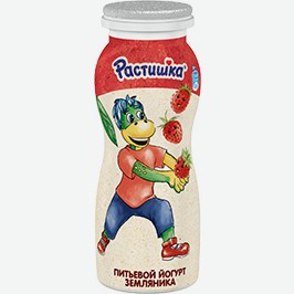 Йогурт Растишка, Земляника, 1,6%, 90 Г
