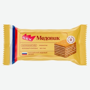 Пирожное протеиновое ProteinRex Медовик, 40 г