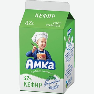 Кефир Амка 3.2% 450 мл