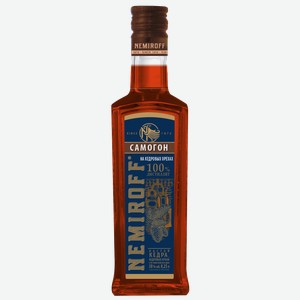 Напиток спиртной Nemiroff Самогон на кедровых орехах 38%, 250мл