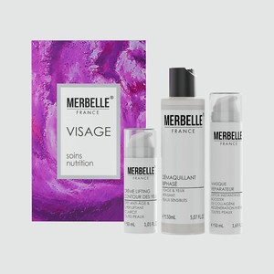 MERBELLE Подарочный набор для женщин VISAGE Soins & Nutrition (уход и питание), 3 шт.