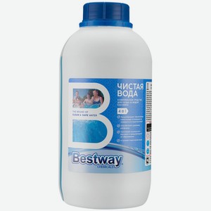 Средство для бассейнов BESTWAY д/ухода за водой, комп. Чистая Вода 4в1 OW0.75LBW/B1909212, Россия, 750 г