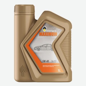 Масло моторное п/син. Rosneft Maximum 5W-40 API SG/CD, канистра 1л